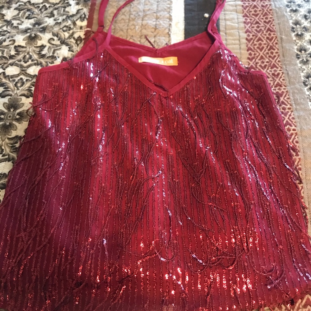 Emmer and Oat sparkly tank